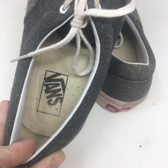 Vans Off The Wall Grey lace ups. Men’s 11. - Picture 5 of 6